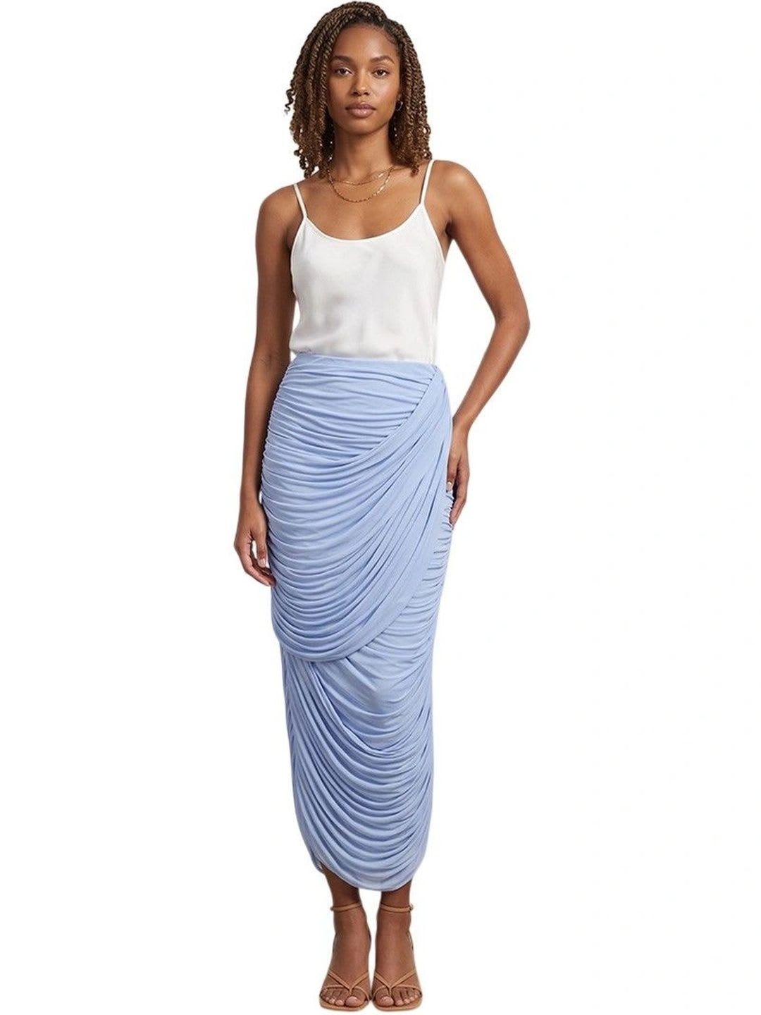 Magda Butrym Women Ruched Midi Tulip Skirt - default view