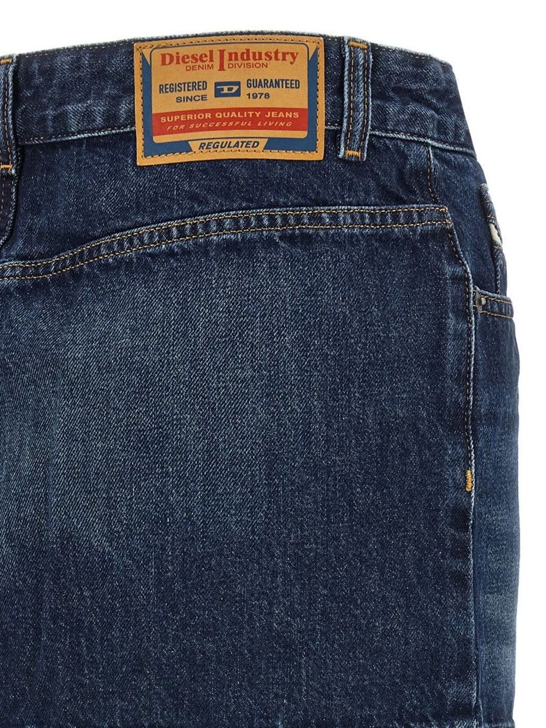 DIESEL Women Cotton Mini Straight Skirt - left view