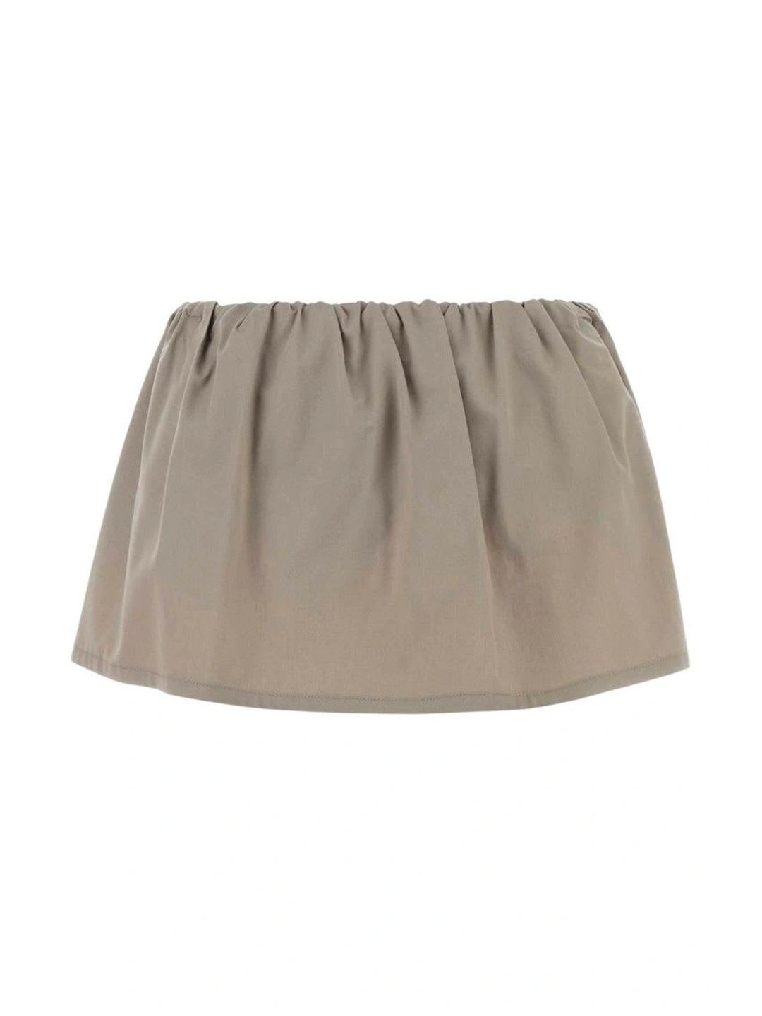 Miu Miu Women Cotton Colourblocked Mini A-Line Skirt - default view