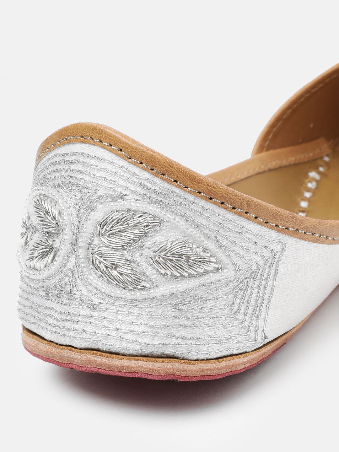 House of Pataudi Embroidered Ethnic Mojaris - left view