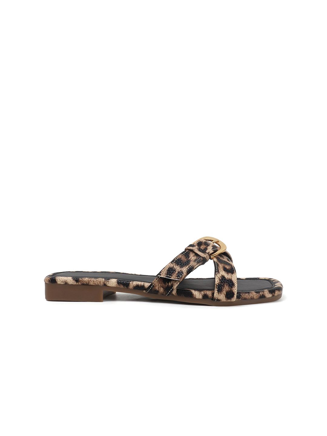 AVIVASTYLE Women Printed Open Toe Flats - right view