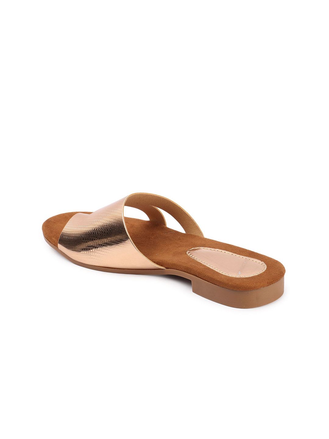 AVIVASTYLE Women Solid Casual One Toe Flats - back view