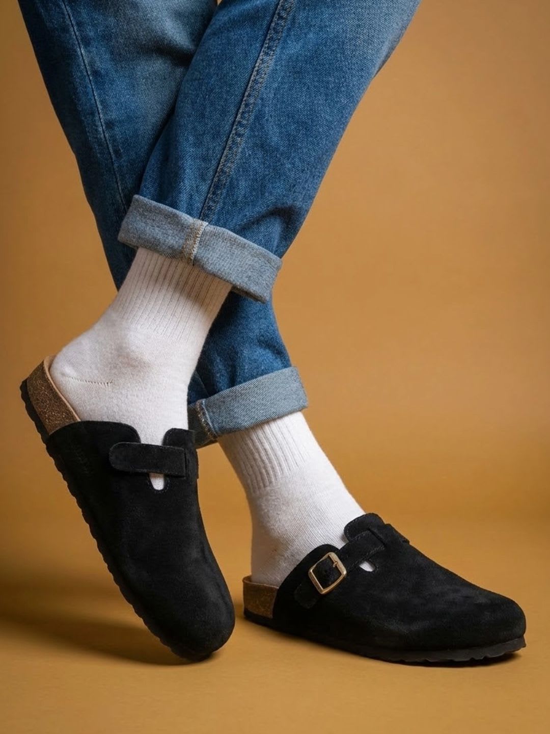 Big Fox Women Mules Flats - left view
