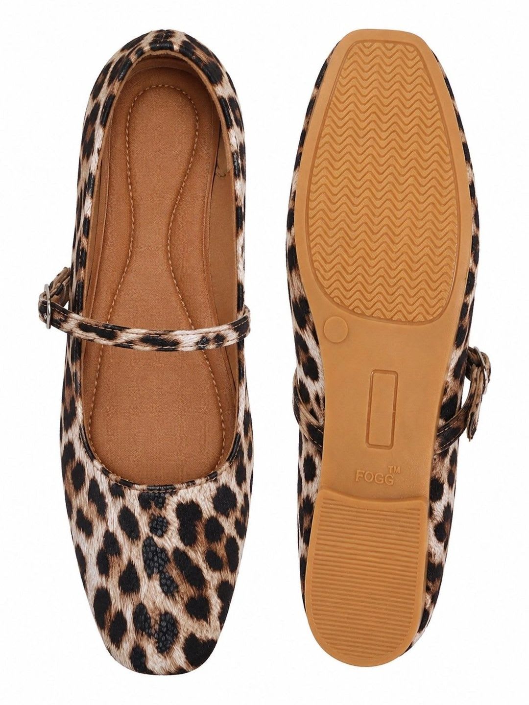 AVIVASTYLE Buckles Mary Janes Flats - left view