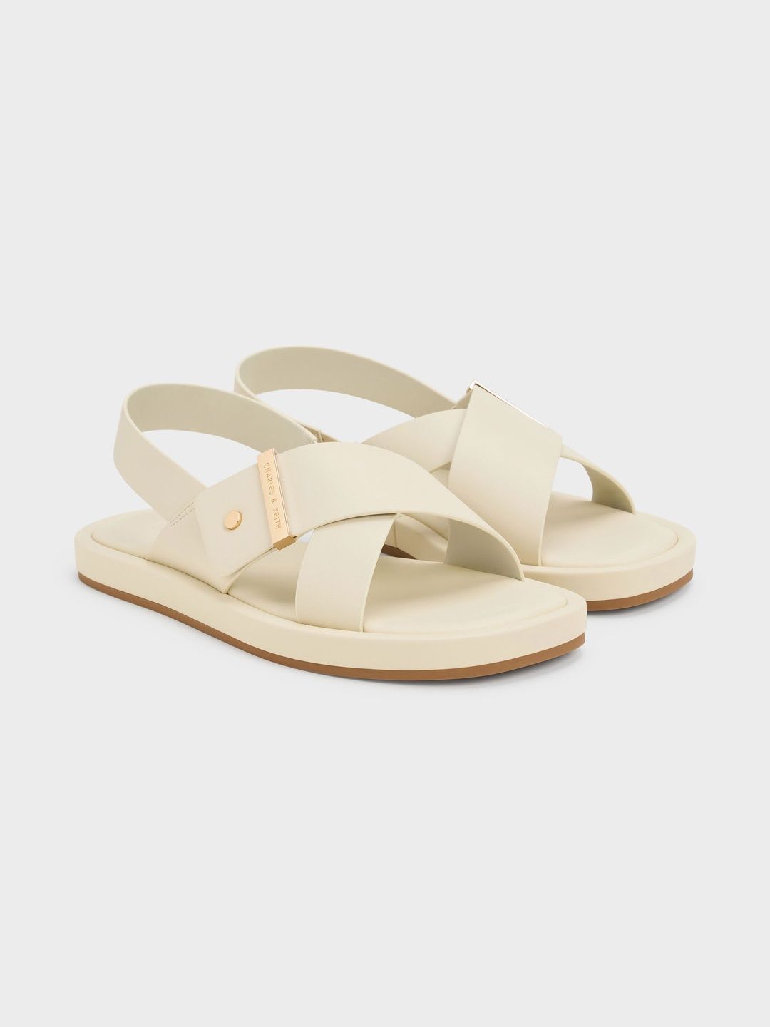 Charles & Keith Audra Crossover Slingback Sandals - default view