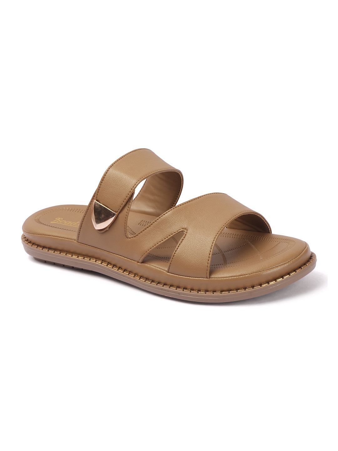 Roadster The Roadster Lifestyle Co Women Casual Open Toe Flats - back view
