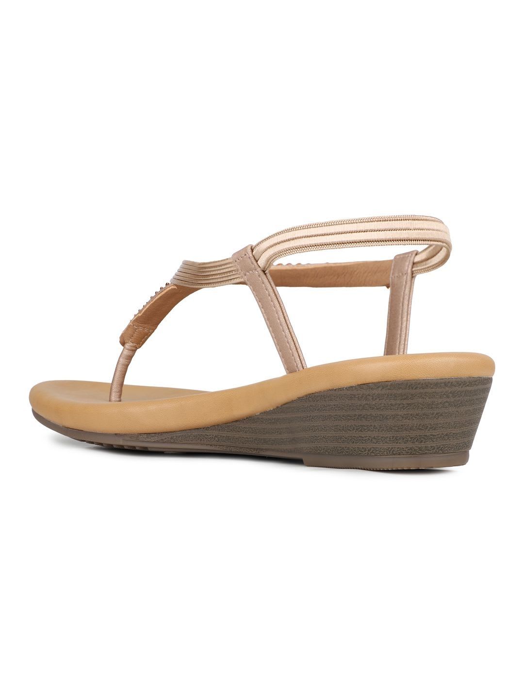 Inc 5 Women Embellished Party T-Strap Flats - back view