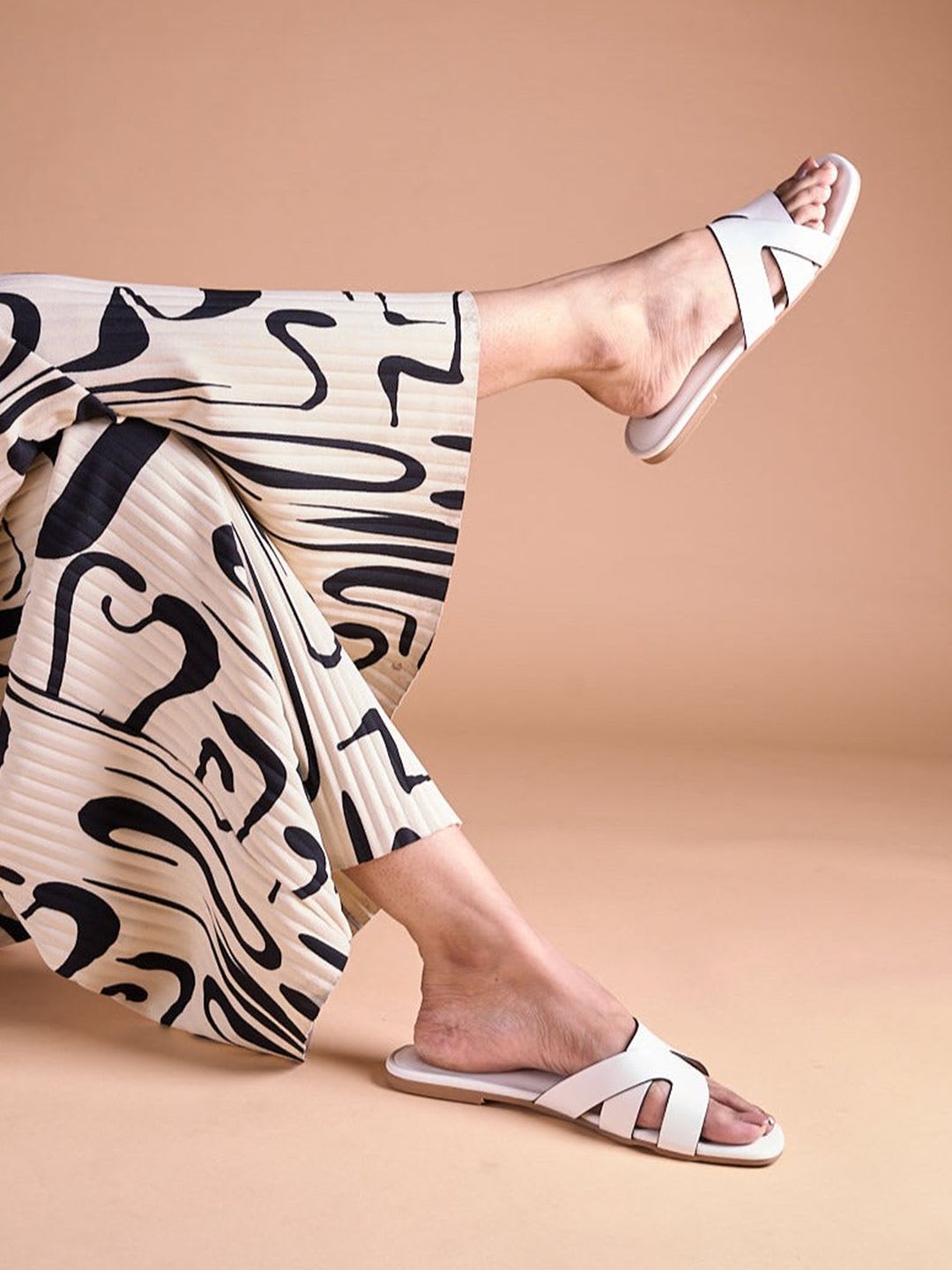 CAI White cutout flats - default view
