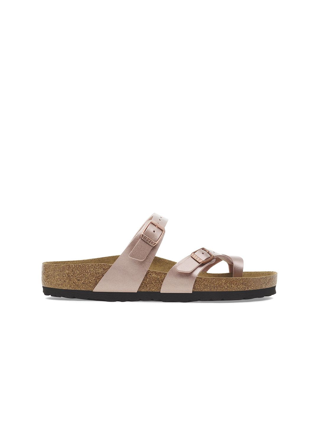 Birkenstock Mayari Women Regular Width Bronze Birko-Flor Sandal - back view