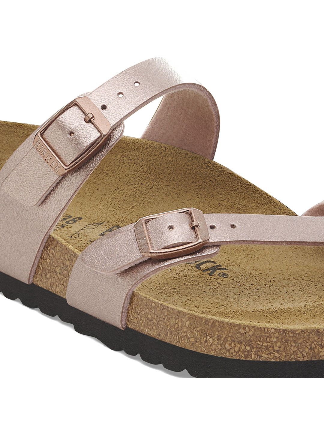 Birkenstock Mayari Women Regular Width Bronze Birko-Flor Sandal - left view