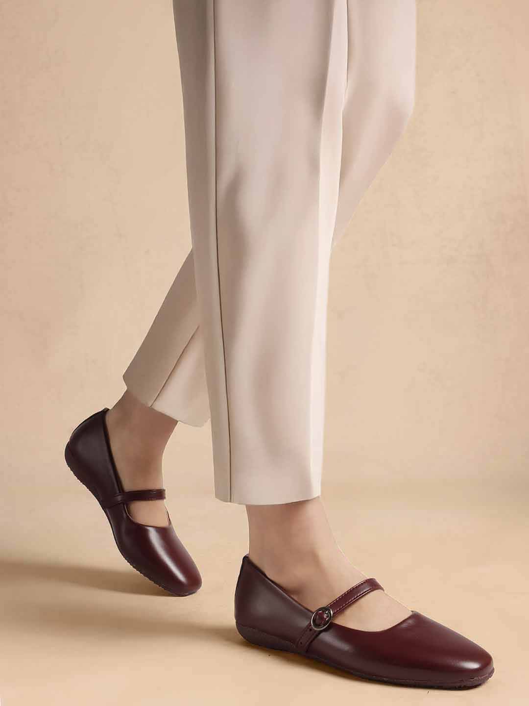 Chemistry Women Mary Janes Buckles Flats - default view