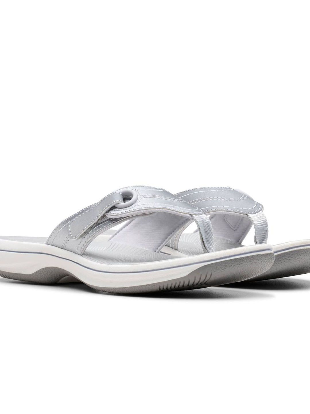 Clarks Women Suede T-Strap Flats - default view