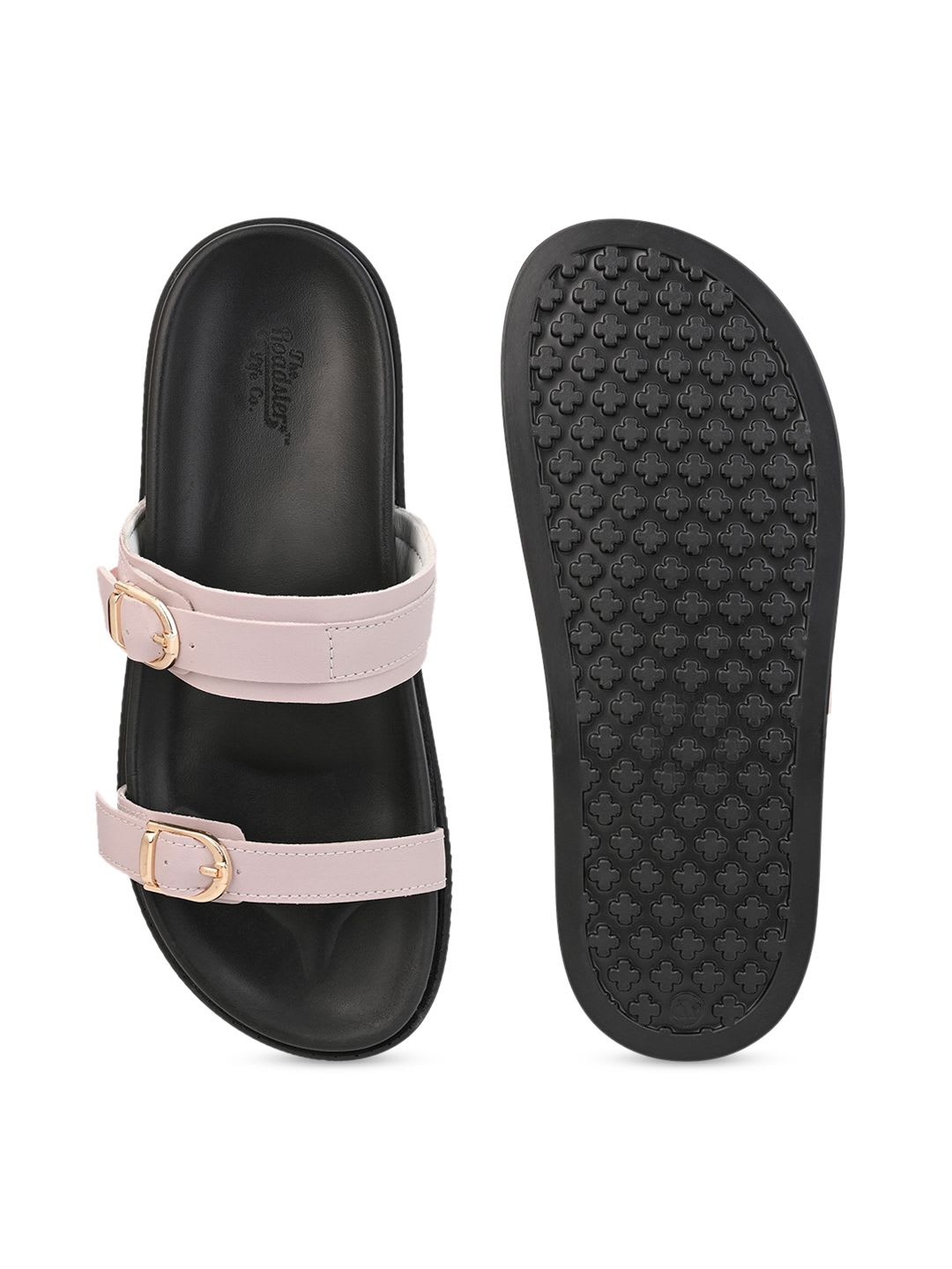 Roadster The Roadster Lifestyle Co Women Open Toe Flats With Buckles - left view