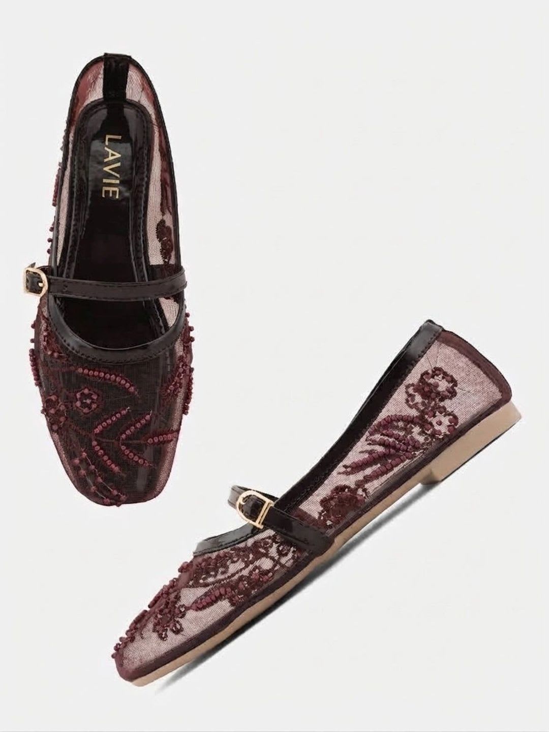 Lavie Women Embellished Party Flats - right view