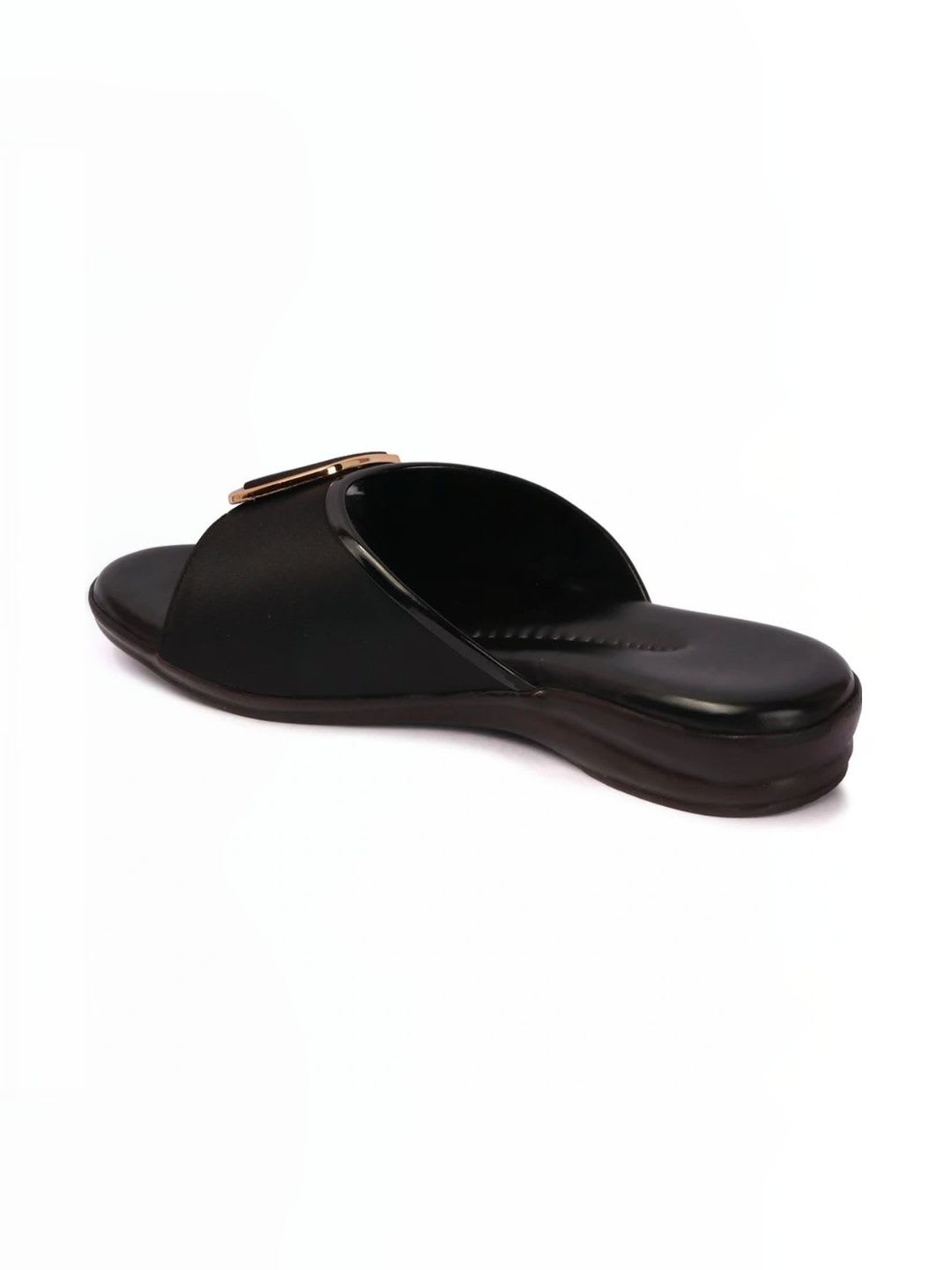 HUNYZA FOOTWEAR Women One Toe Flats with Buckles - right view