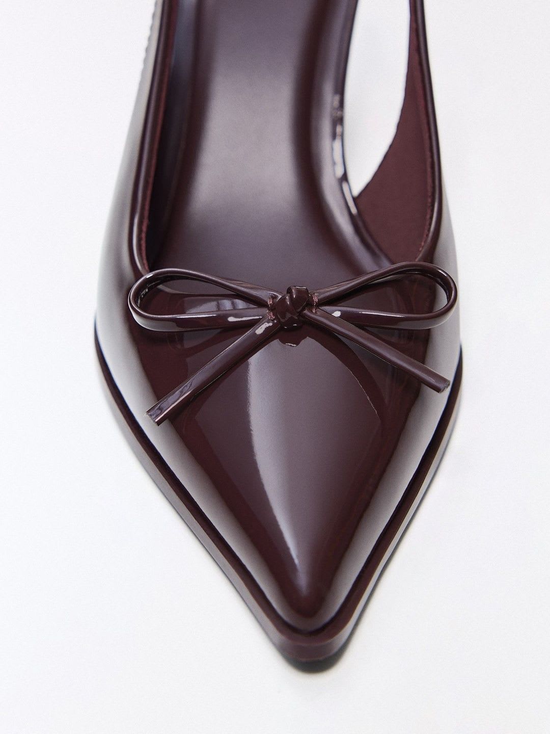 Bershka Kitten Heel Slingback Shoes - back view