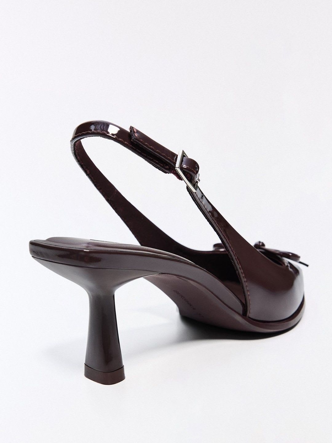 Bershka Kitten Heel Slingback Shoes - left view