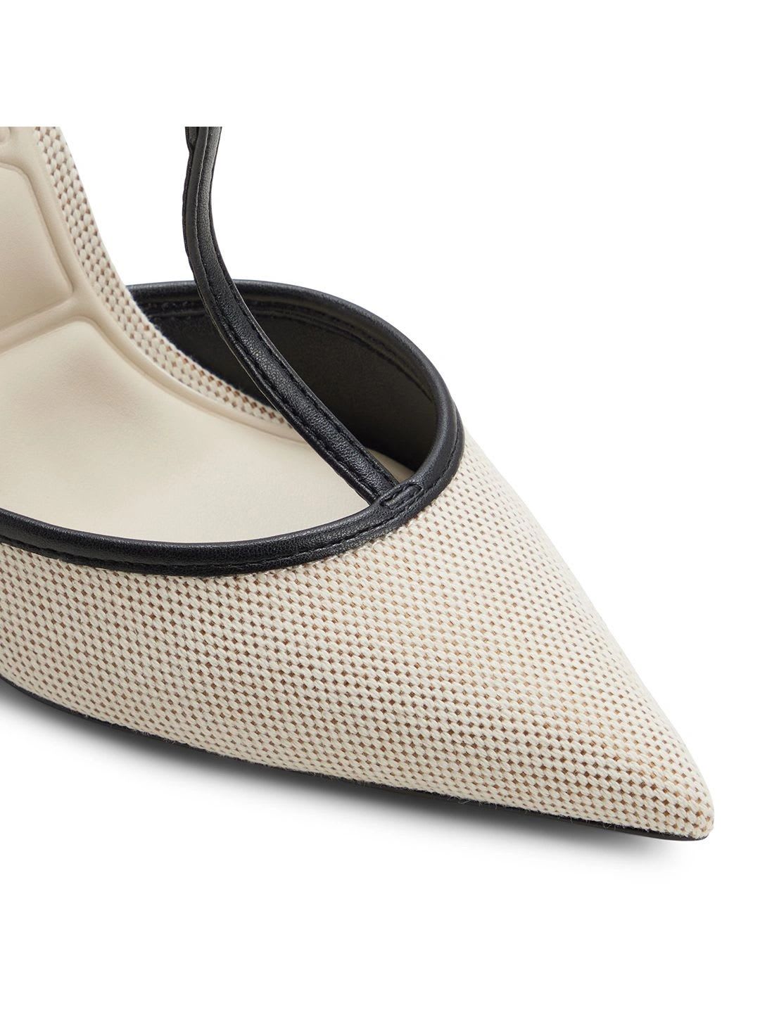 ALDO Textured Stiletto Pumps with Buckles - back view