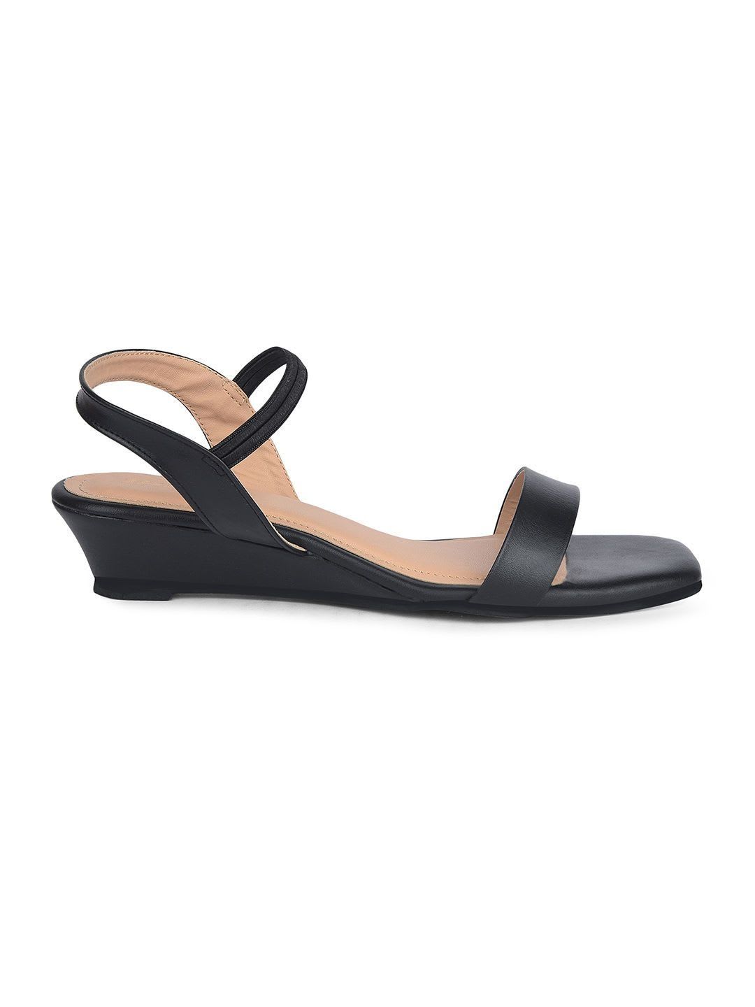 Bata Wedge Sandals - back view