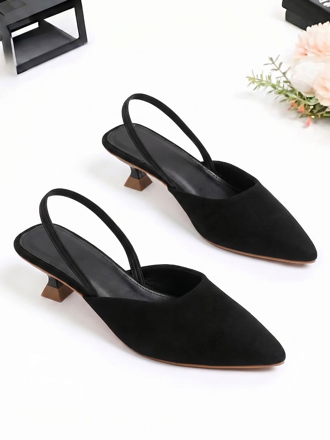 Austine Ethnic Kitten Pumps - right view