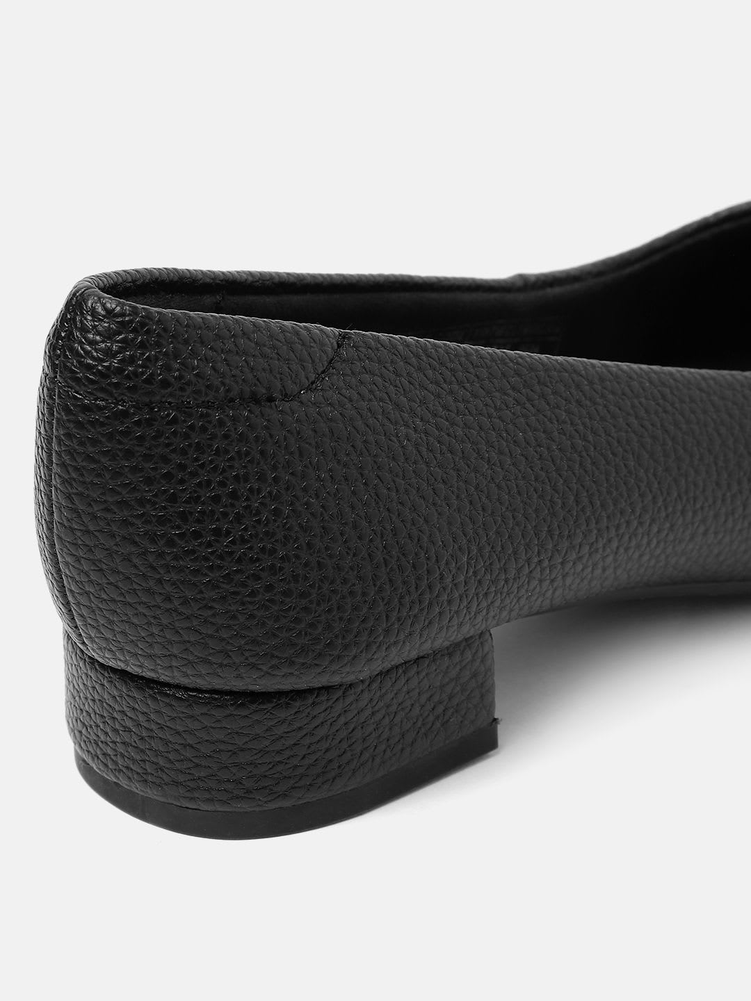 Van Heusen Textured Block Heel Pumps - right view