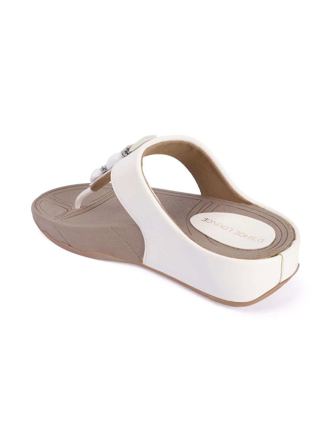 D Shoe Lounge Wedge Sandals - right view