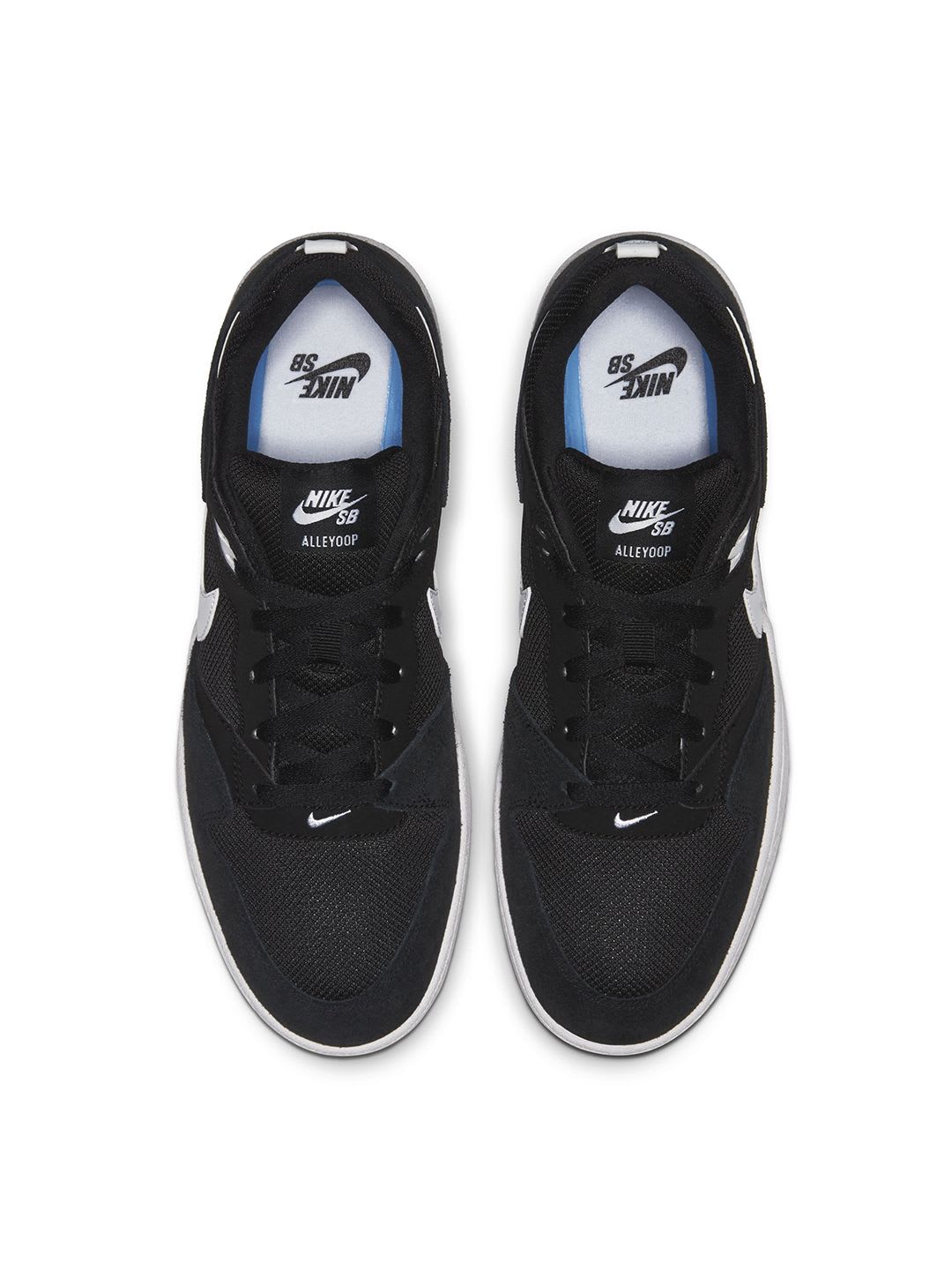 Nike Unisex Black SB Alleyoop Skateboarding Shoes - left view