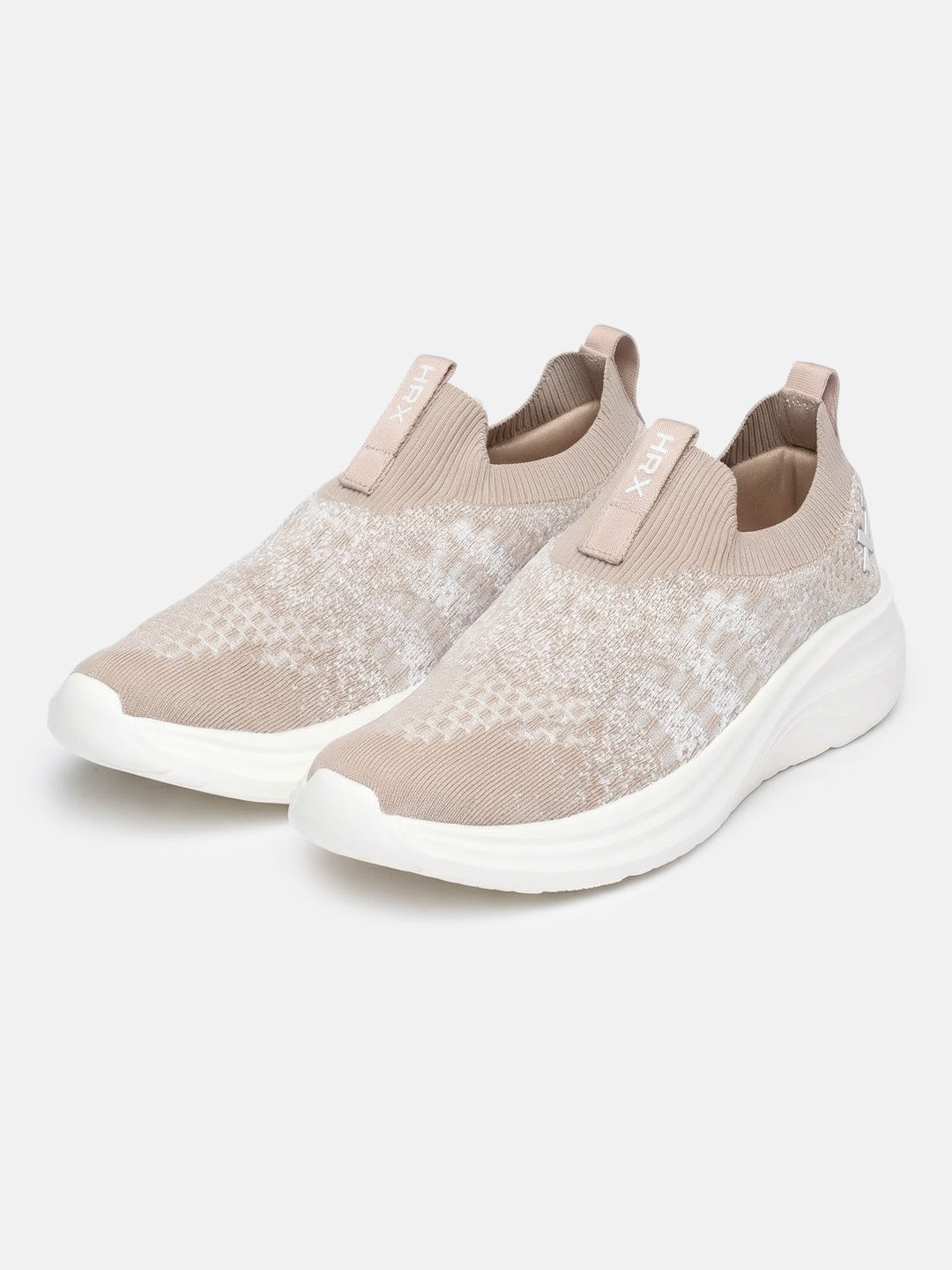 HRX by Hrithik Roshan Women Textured Slip-on Sneakers - default view