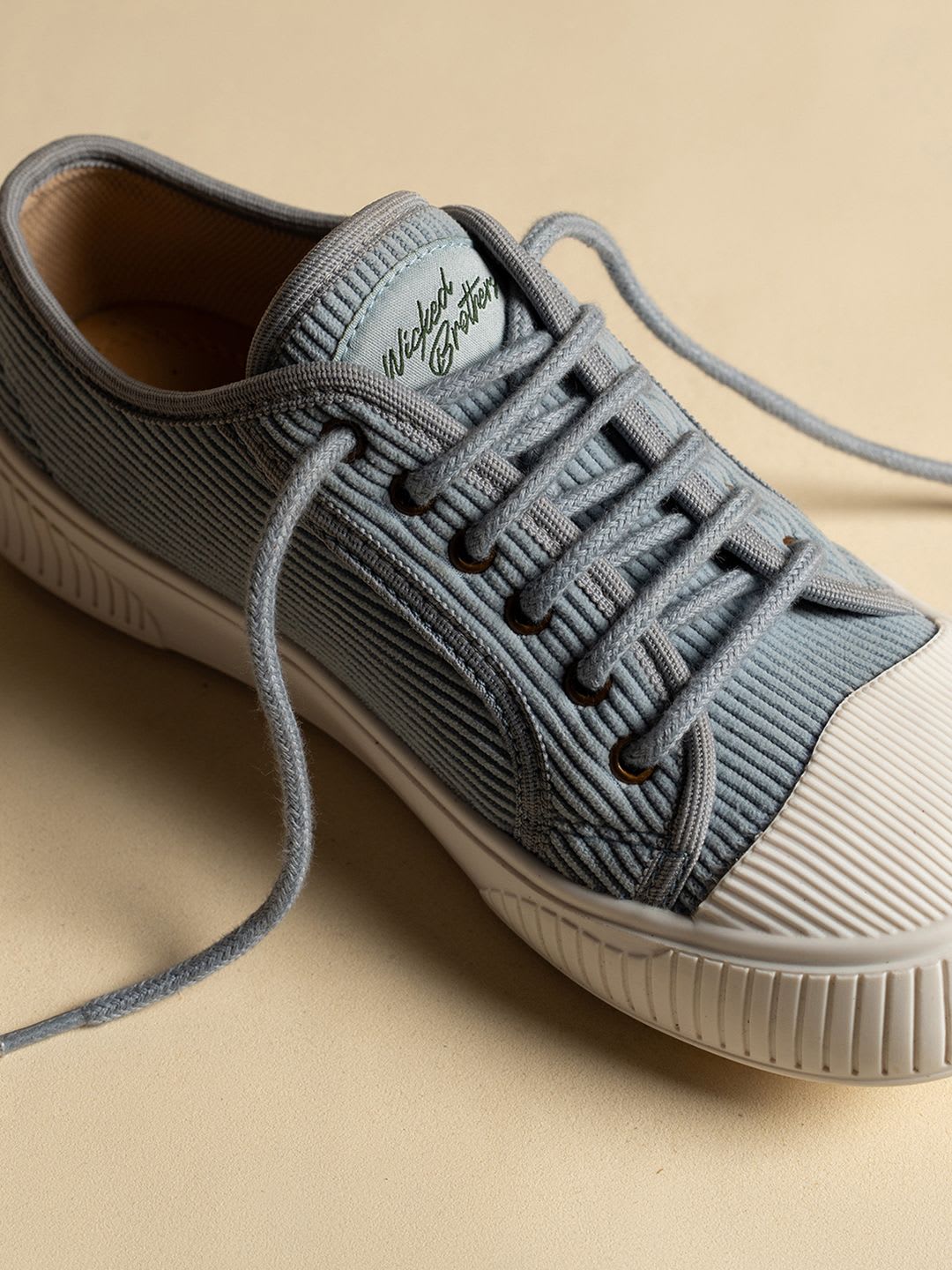 Theater Women Wicked Brothers Blue Lace Up Sneakers - right view