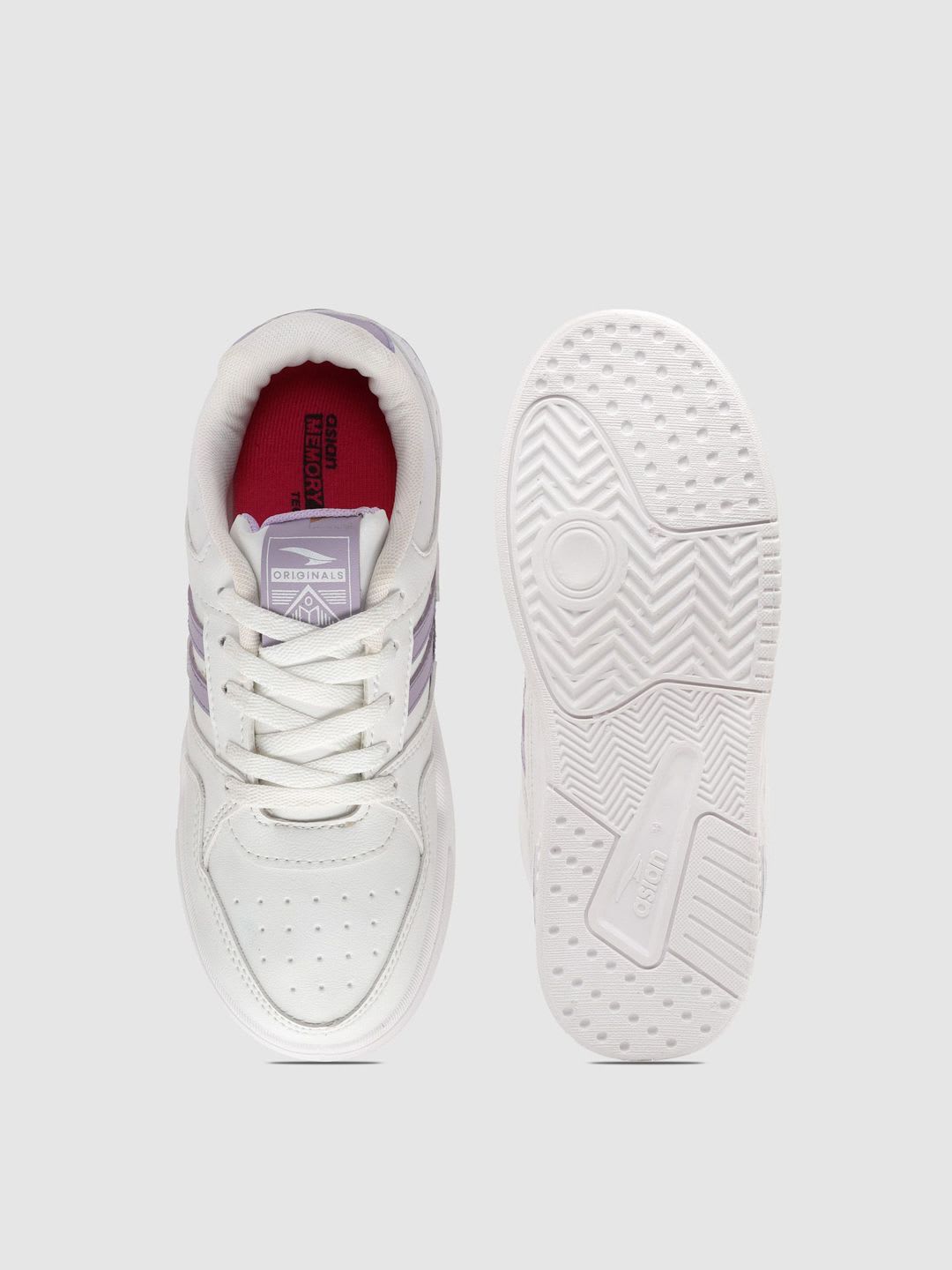 ASIAN Women Striped Sneakers - left view