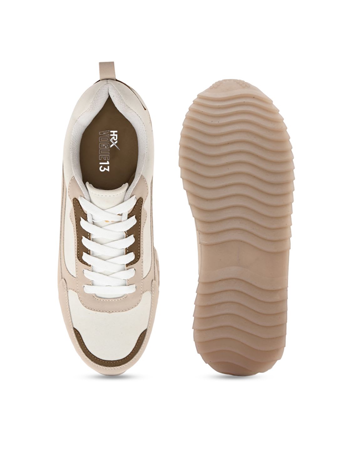 HRX by Hrithik Roshan Women Colourblocked Round Toe Lightweight Sneakers - left view