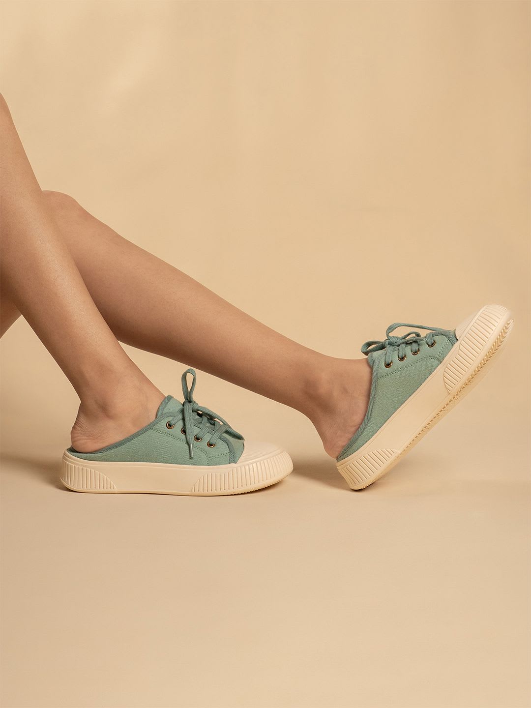 Theater Women Elves Light Blue Patent Slide In Sneakers - right view