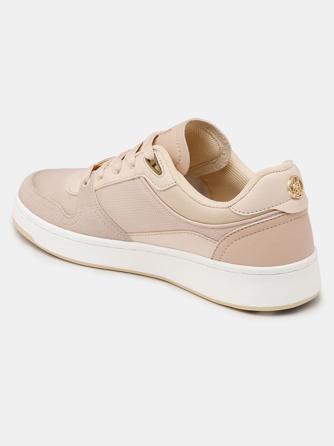 U.S. Polo Assn. Women Della Nude Textured Sneakers Shoes - right view