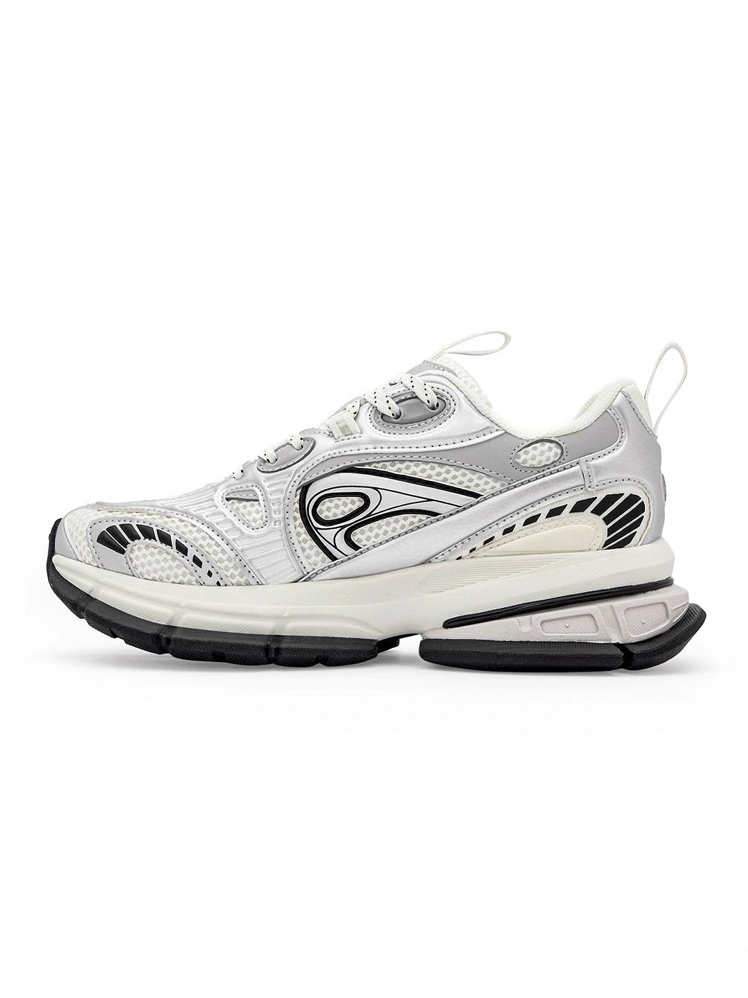 Red Tape Casual Shoes for Women in Grey Black | Casual Shoes - back view