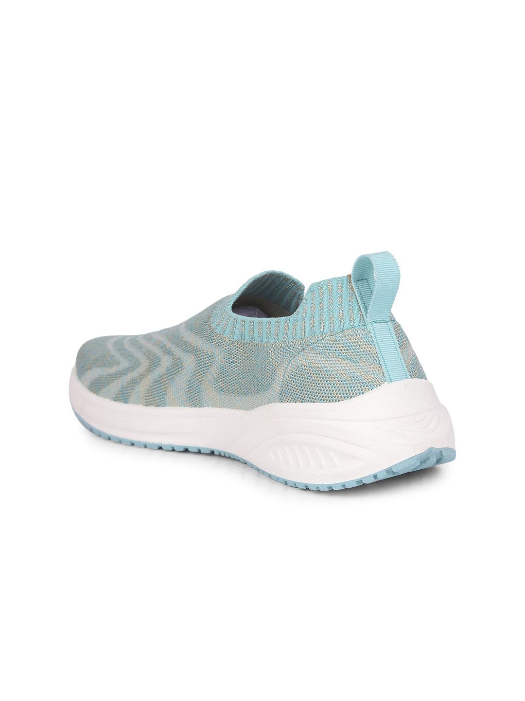 Bata Women Textured Round Toe Textile Sneakers - back view