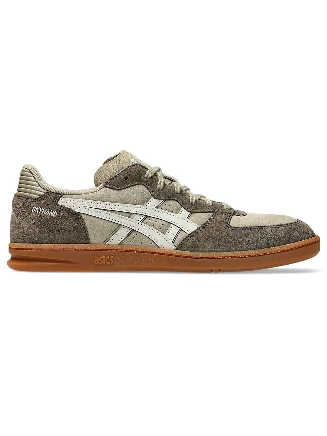 ASICS Unisex Colourblocked Leather Sneakers - left view