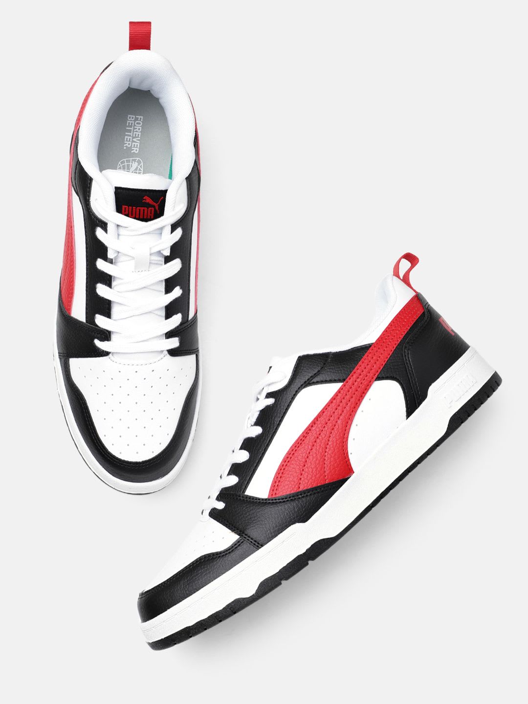 Puma Unisex Evoke V6 Low Leather Sneakers - default view