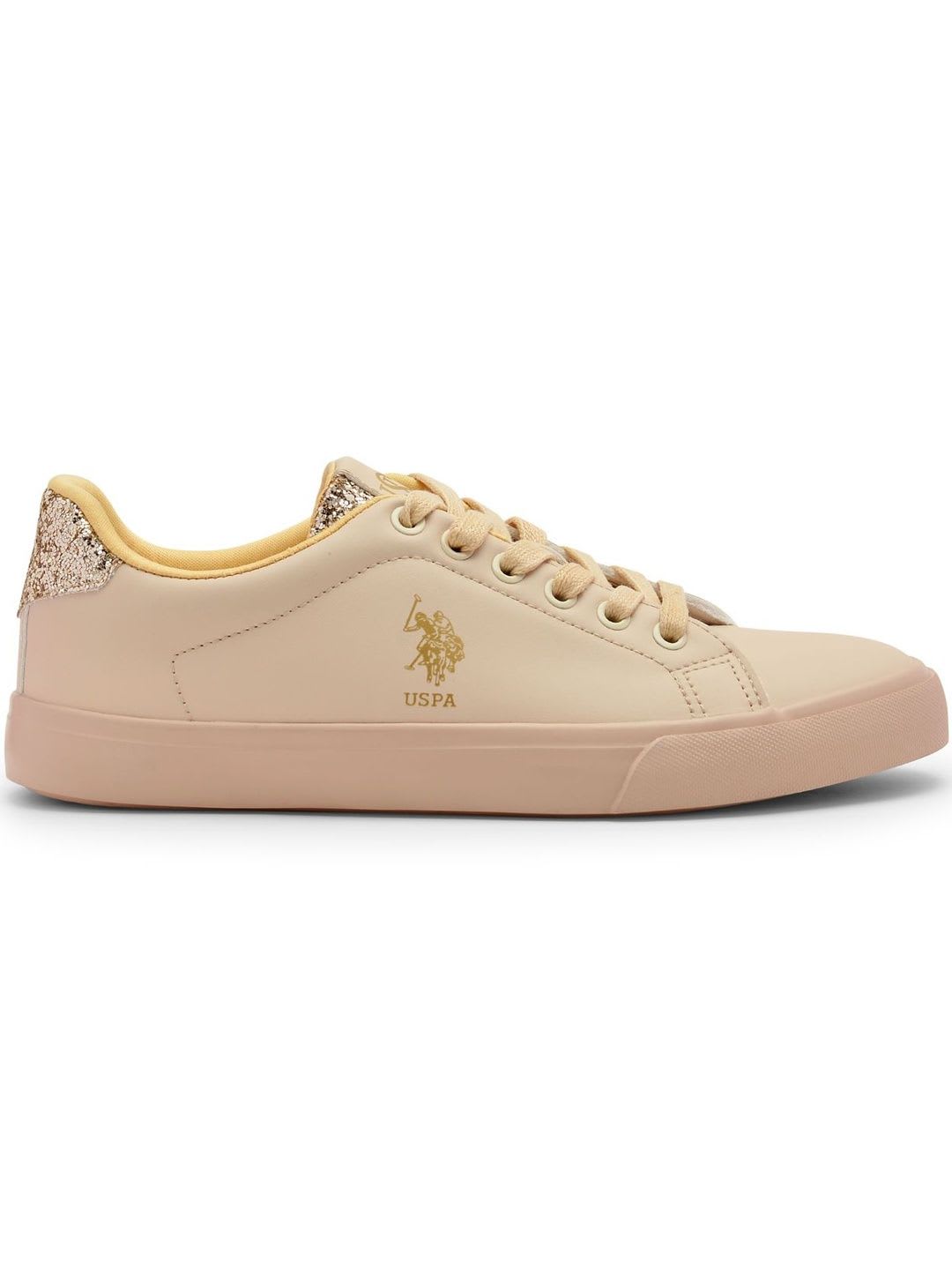 U.S. Polo Assn. Women Beverly 3.0 Nude Sneakers Shoes - right view