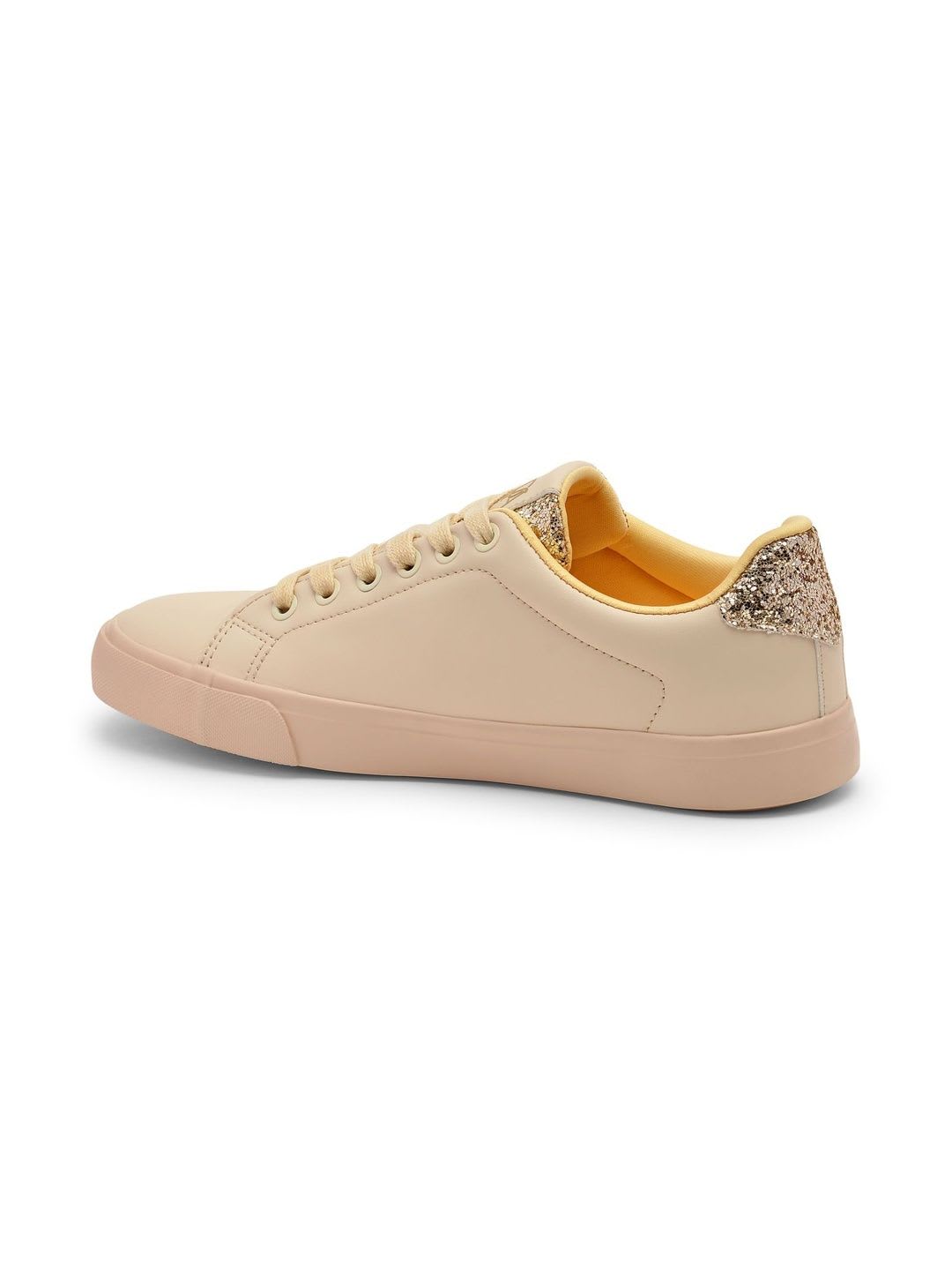 U.S. Polo Assn. Women Beverly 3.0 Nude Sneakers Shoes - left view