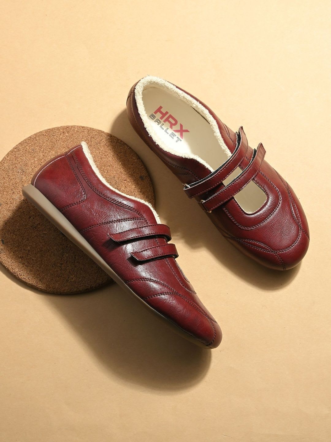 HRX by Hrithik Roshan Women Textured Sneakers - back view