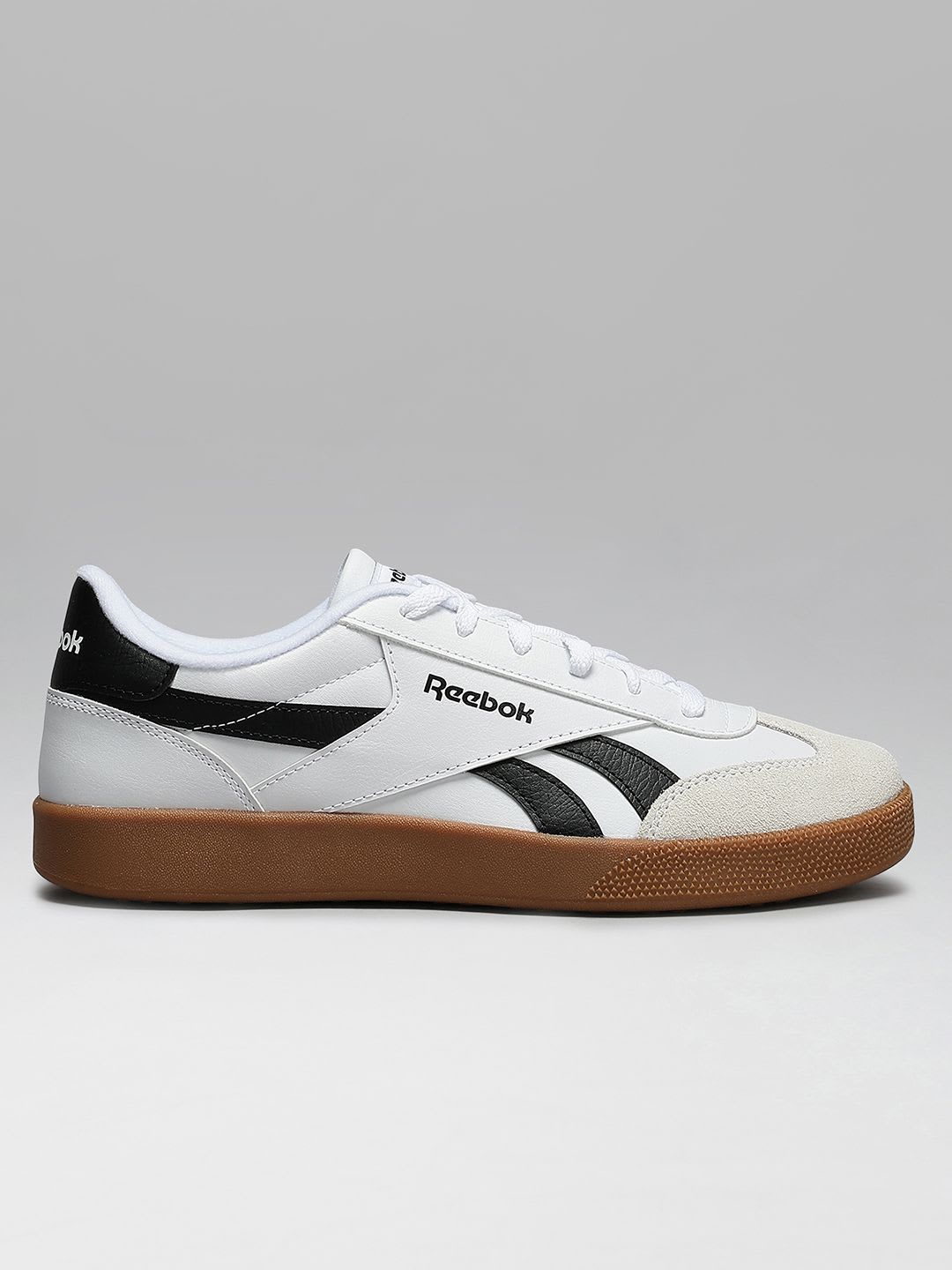 Reebok Unisex SMASH EDGE Striped Leather Sneakers - default view