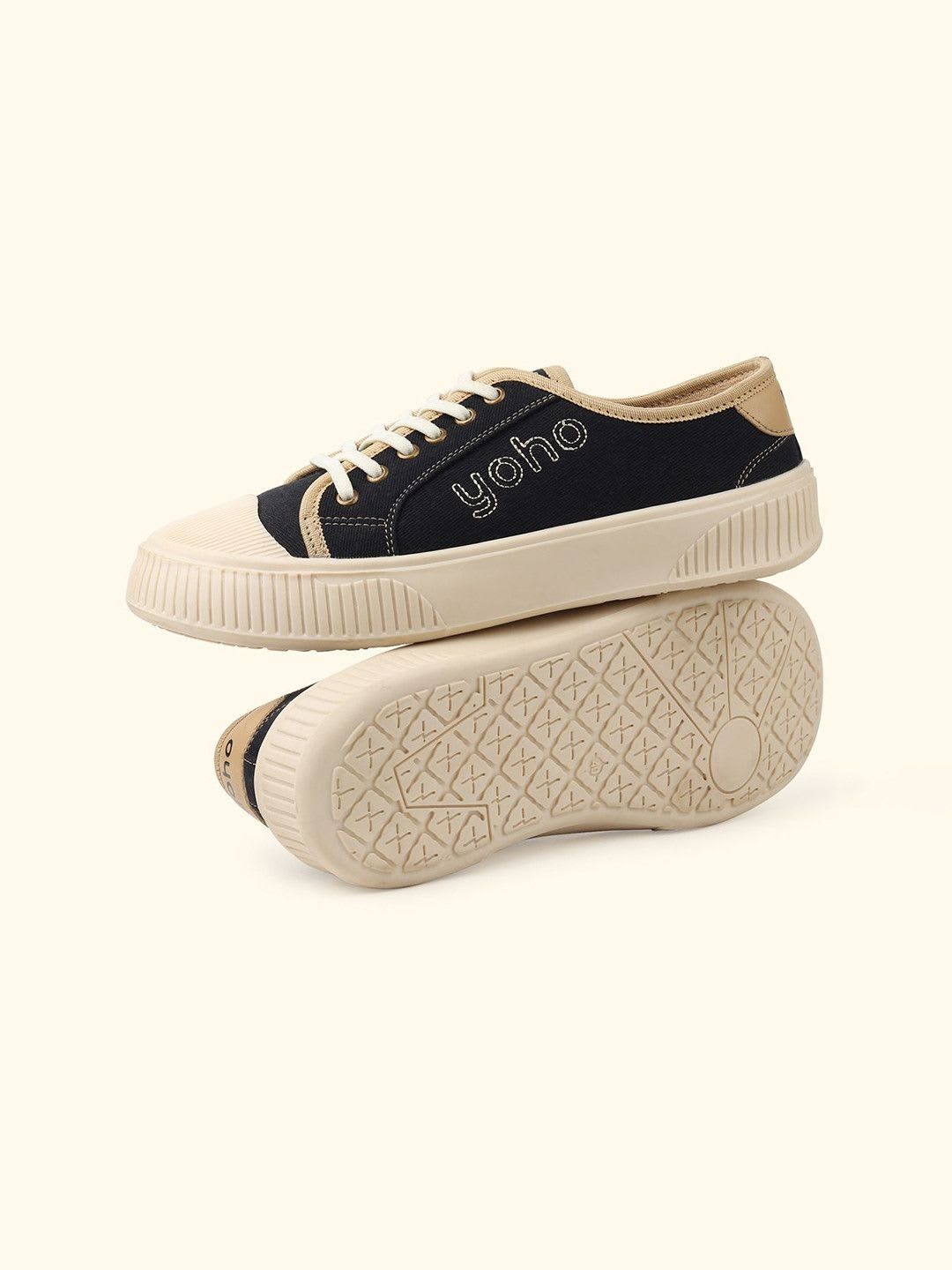 Yoho Women Canvas 109 Lace-Up Canvas Sneakers - right view