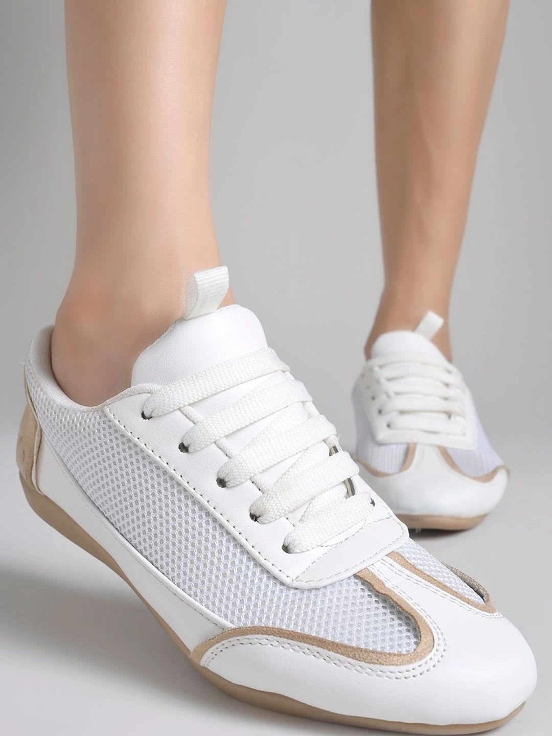 Shoetopia Women Textured Sneakers - default view