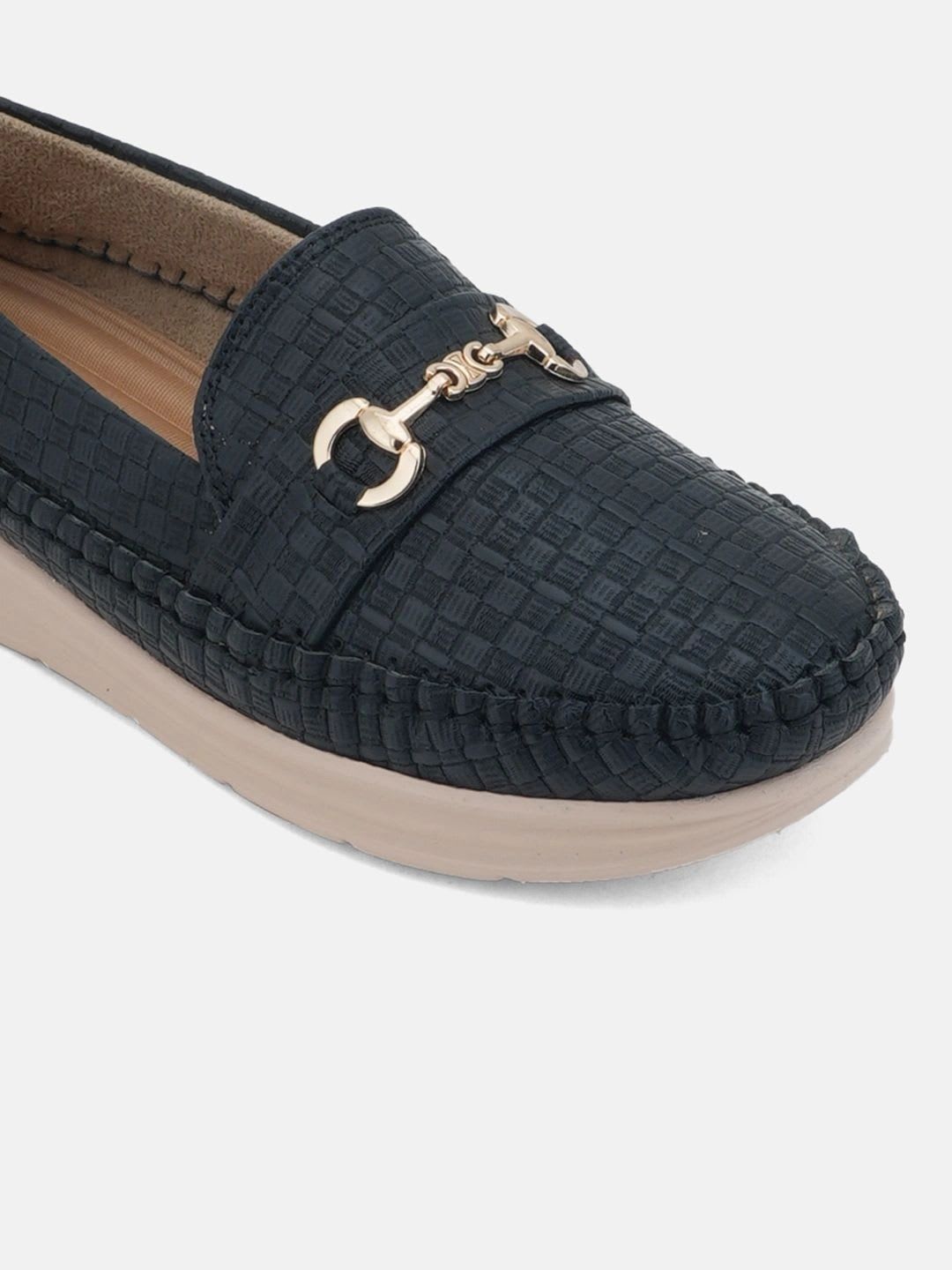 DressBerry Women Woven Design Loafers - right view