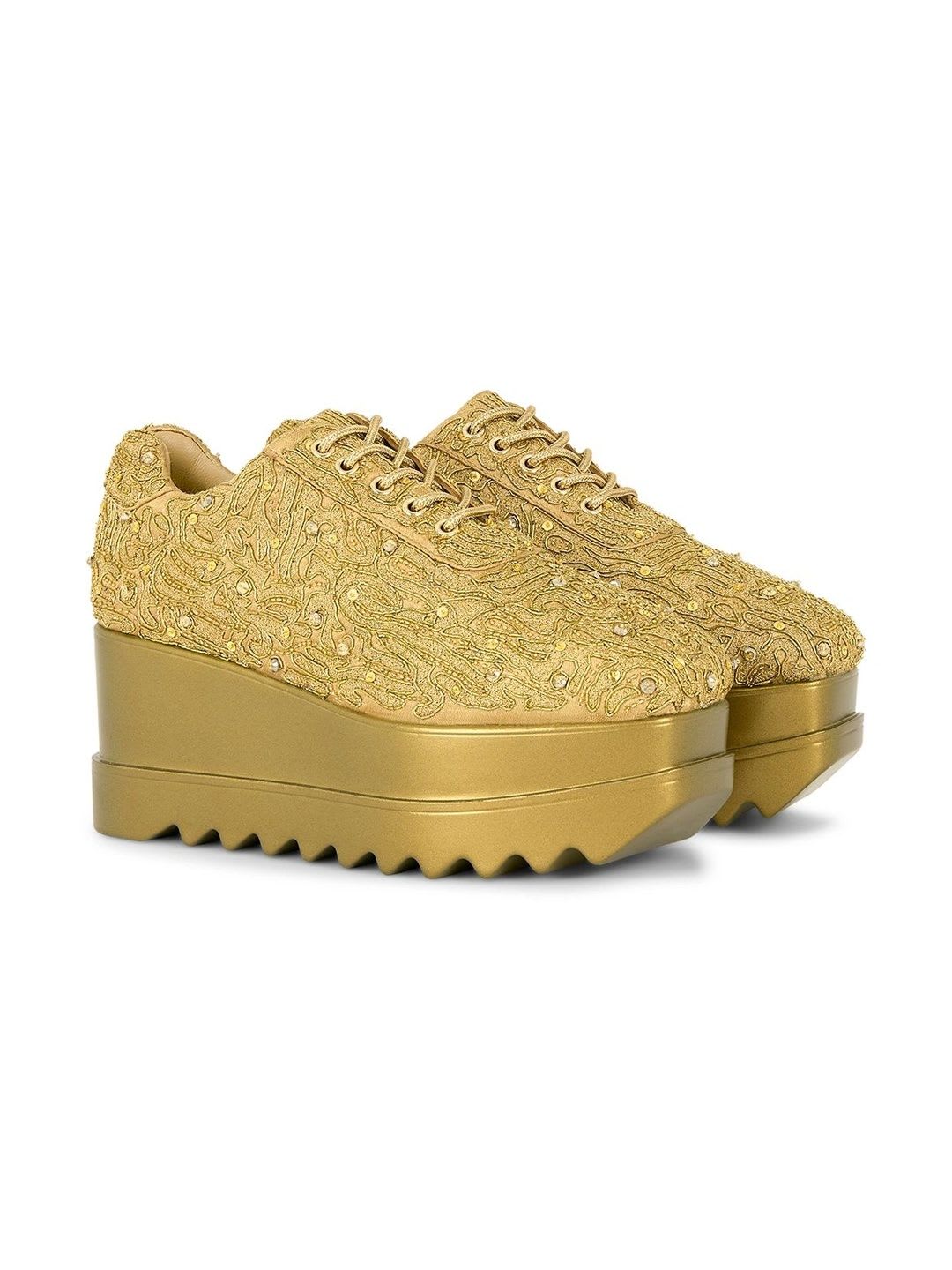 Anaar Women Textured Sneakers - back view