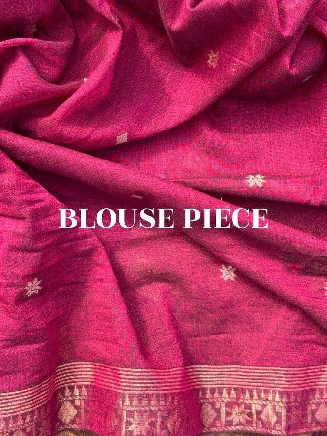 Polki by bhagwati saree Woven Design Zari Pure Cotton Handloom Fashion Saree - right view