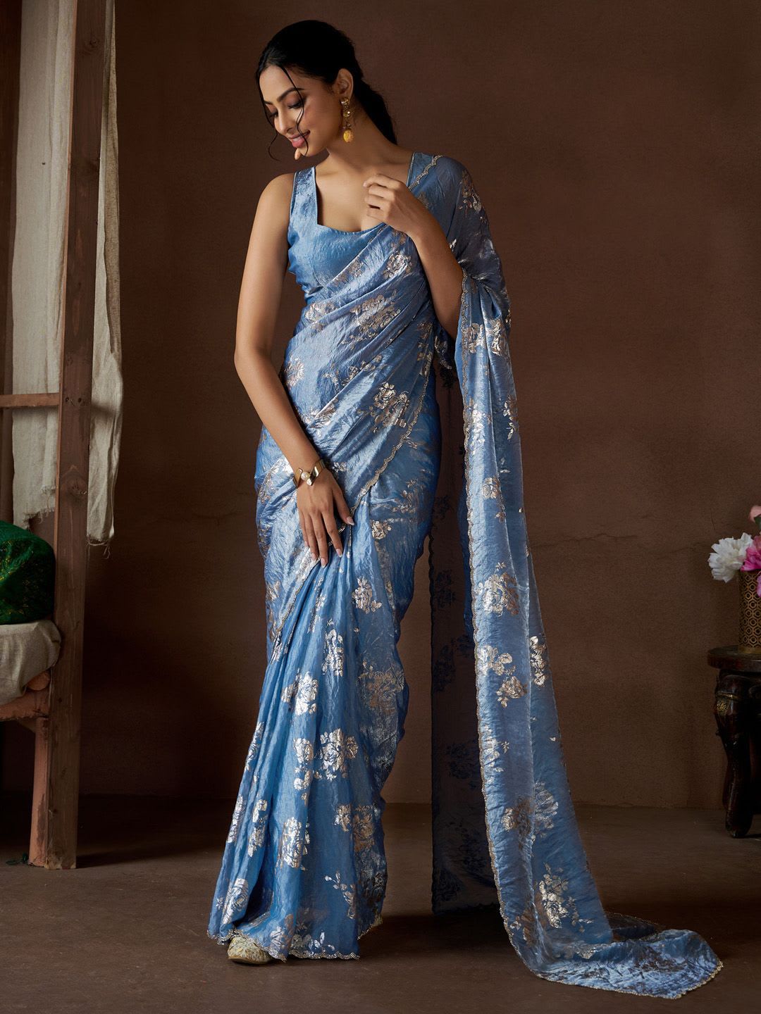 Saree mall Beads and Stones Heavy Work Sarees - default view
