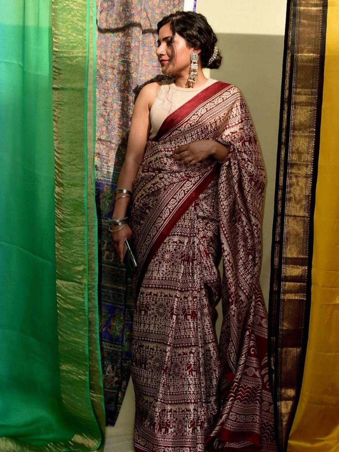 KALINI Art Silk Saree - default view