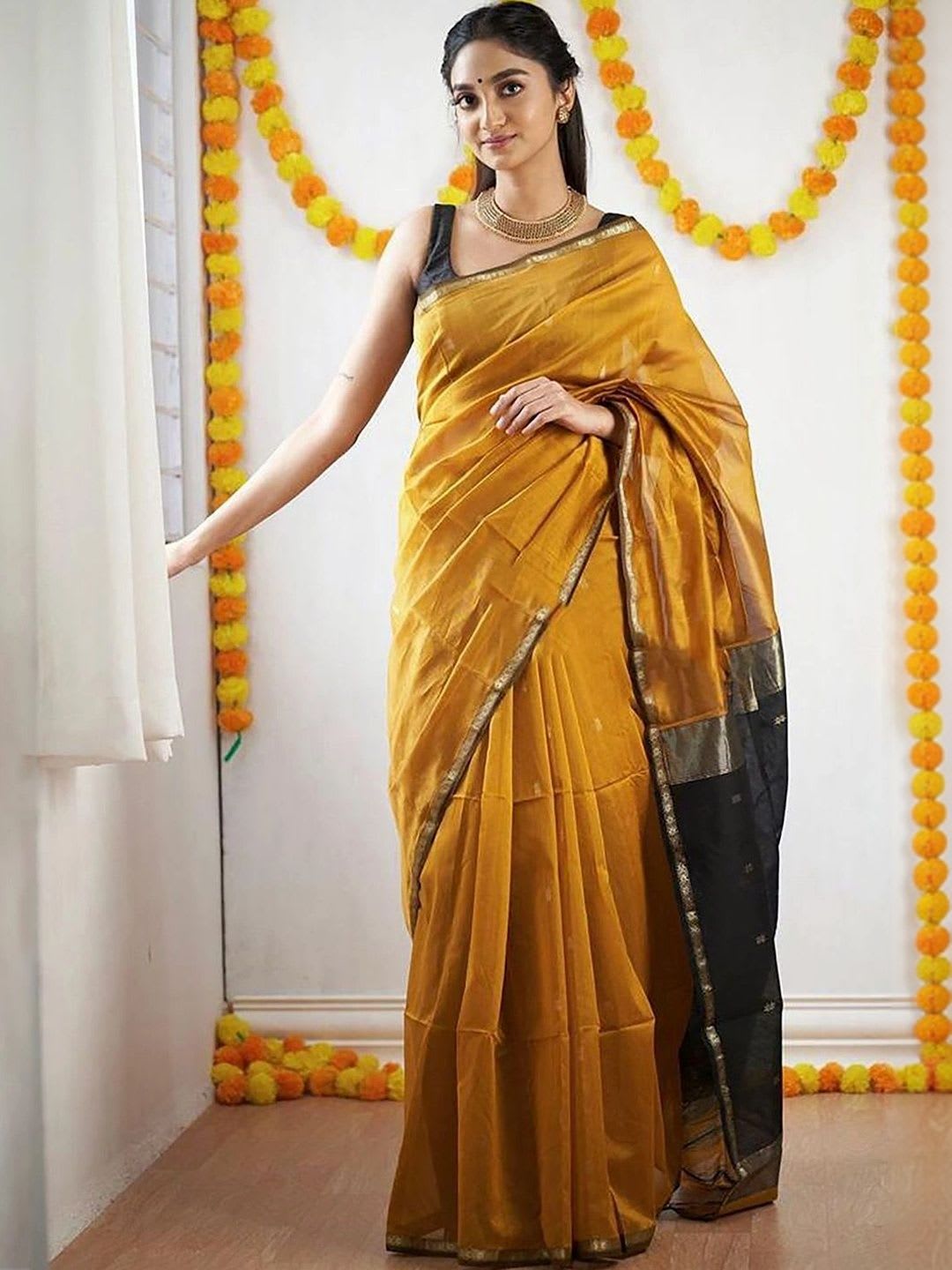 BerMondsey Silk Cotton Banarasi Saree - default view