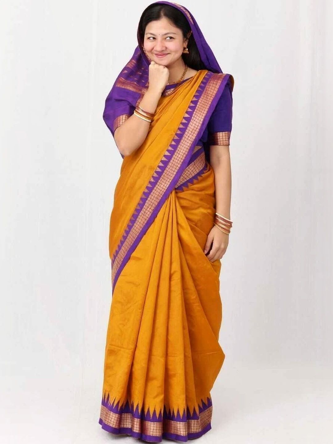 IPI FASHION Zari Silk Blend Sambalpuri Saree - default view